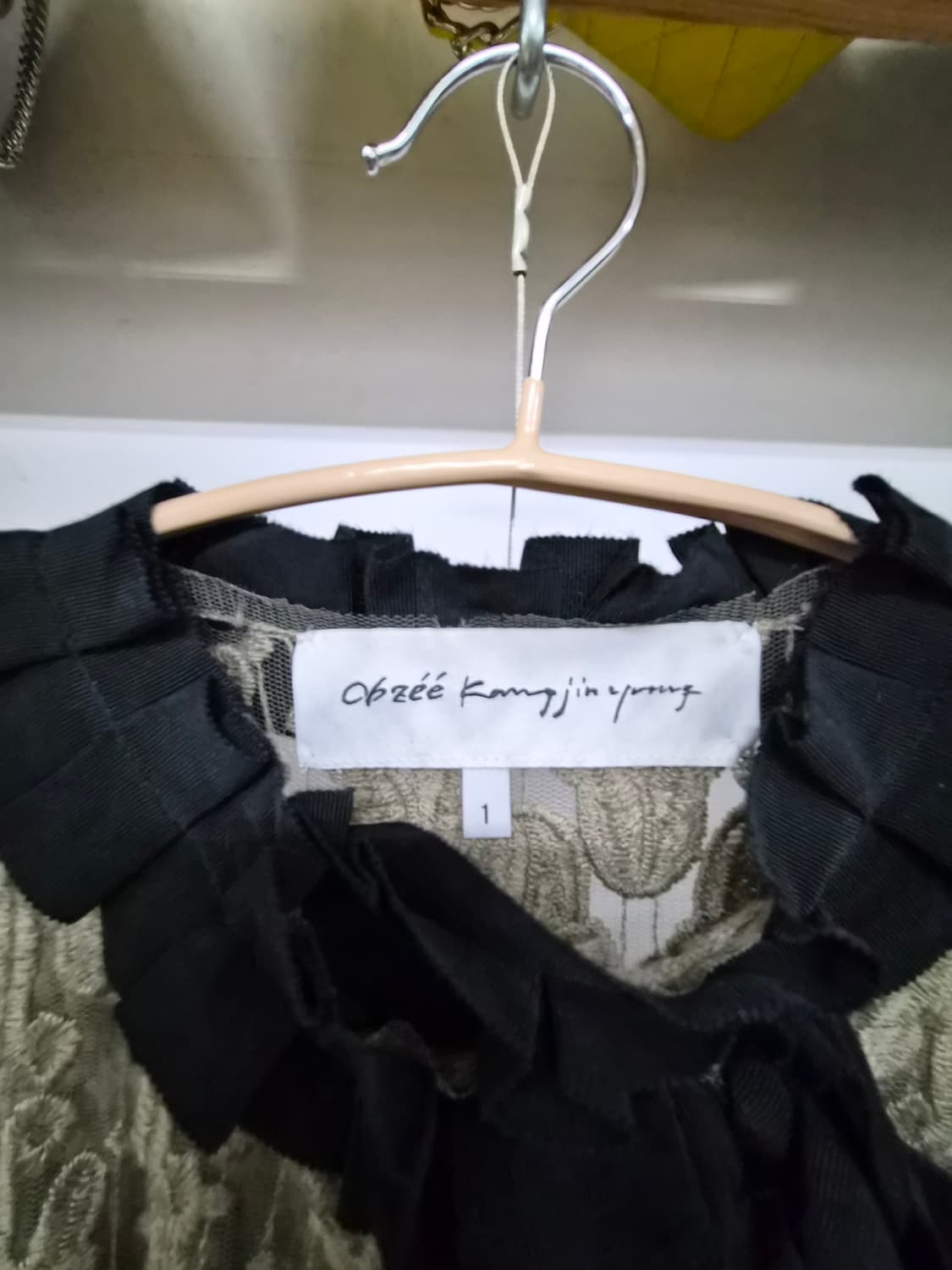 오브제 자수레이스 아우터 상품이미지2