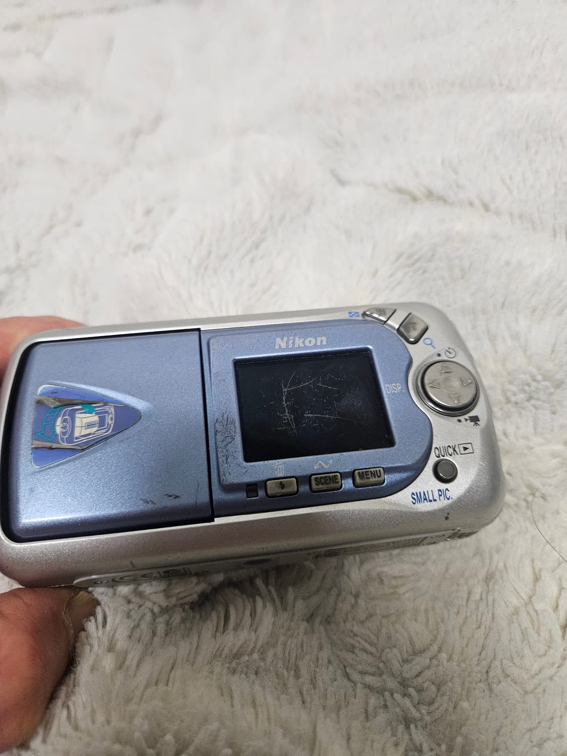 니콘 쿨픽스 2500 황조지 디카 레트로 카메라 상품이미지5