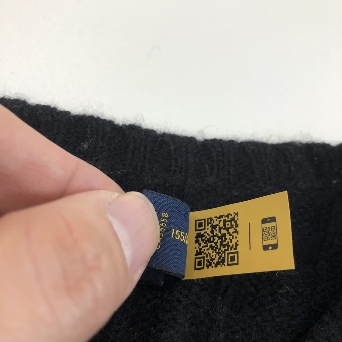 폴로 랄프로렌 QR 캐시미어 케이블니트 XS 상품이미지6