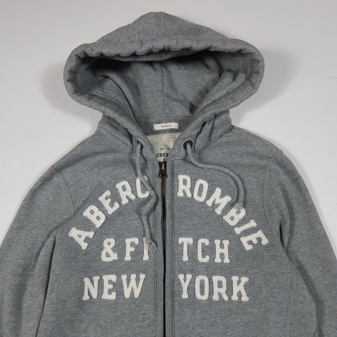 아베크롬비 그레이 후드집업  상품이미지2