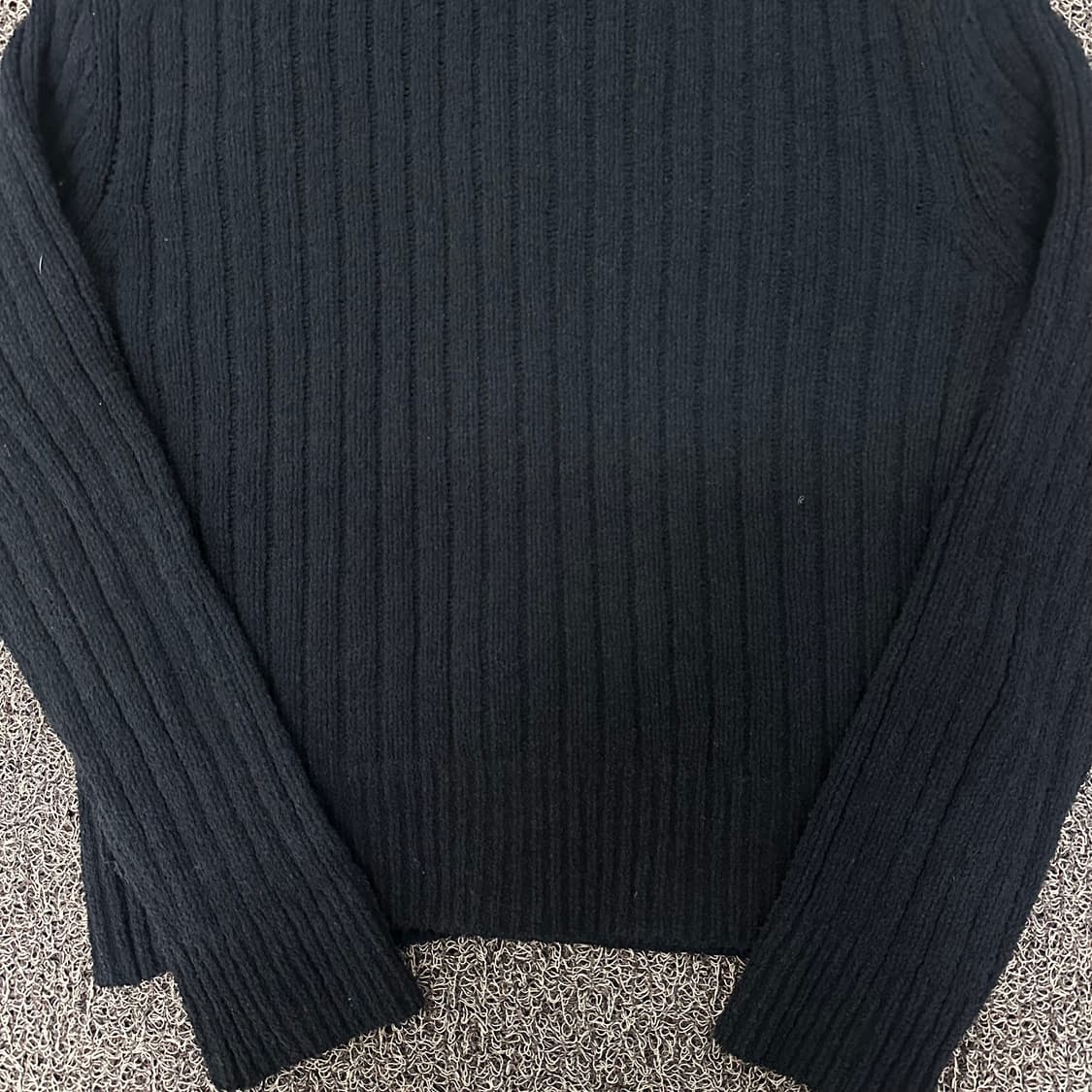 MERGO 메르고 부클 버튼 가디건 블랙 L 상품이미지7