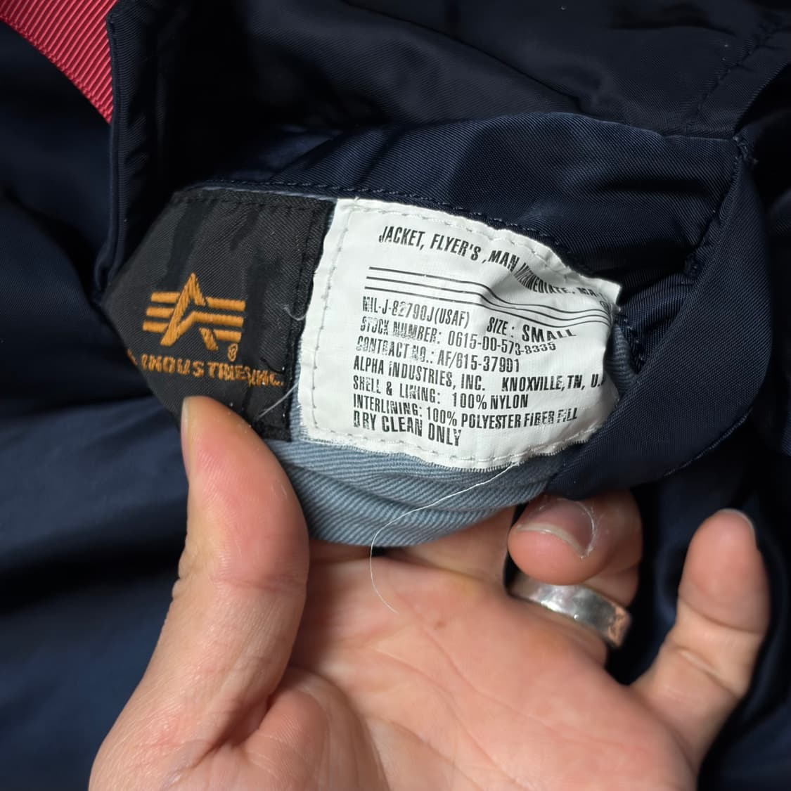 알파인더스트리 나사 MA-1 상품이미지4