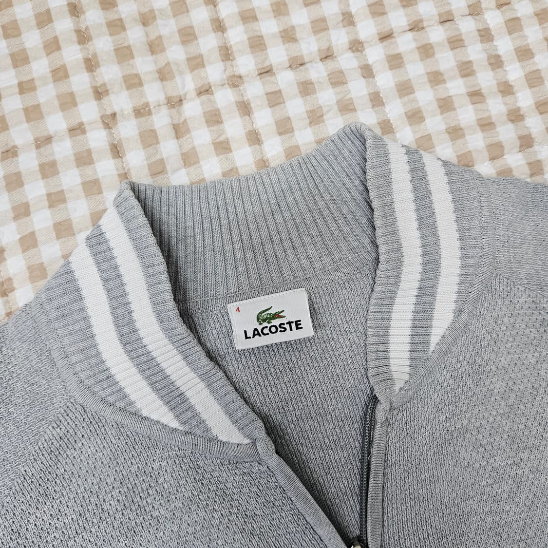 라코스테 얇은 집업 가디건 남자100 상품이미지2