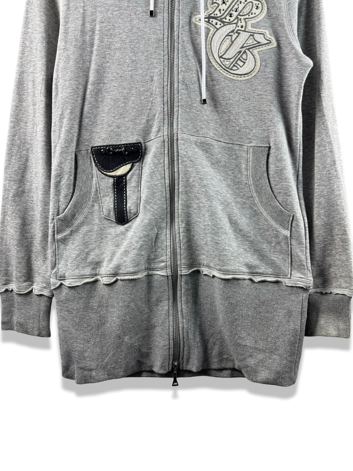 JPN Y2K 롱후드집업1868 상품이미지4