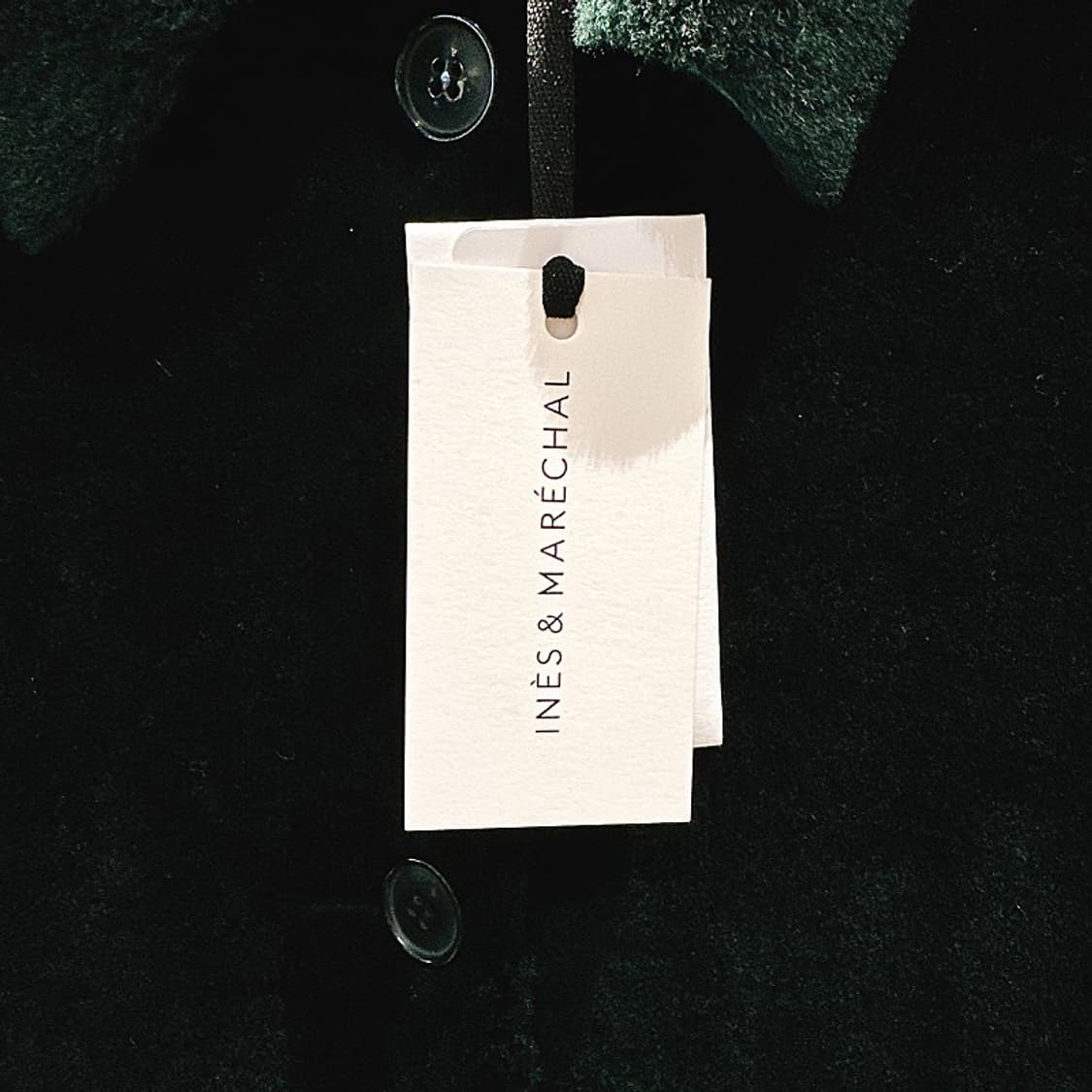 이네스 앤 마샬 여성 딥그린 양털 양가죽 퍼 자켓  상품이미지3