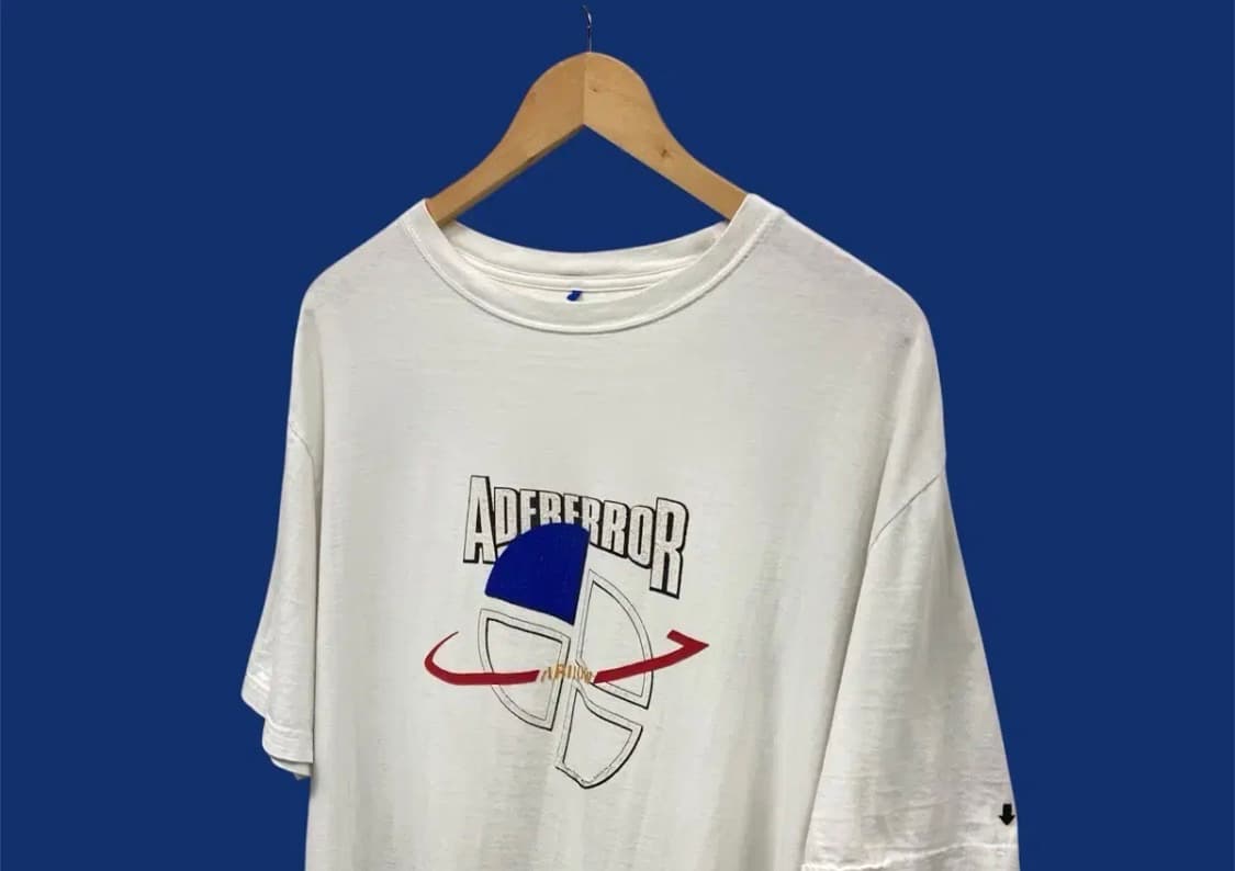 아더에러 ADER 슬라이스 로고 반팔 티셔츠 L-XL 상품이미지2