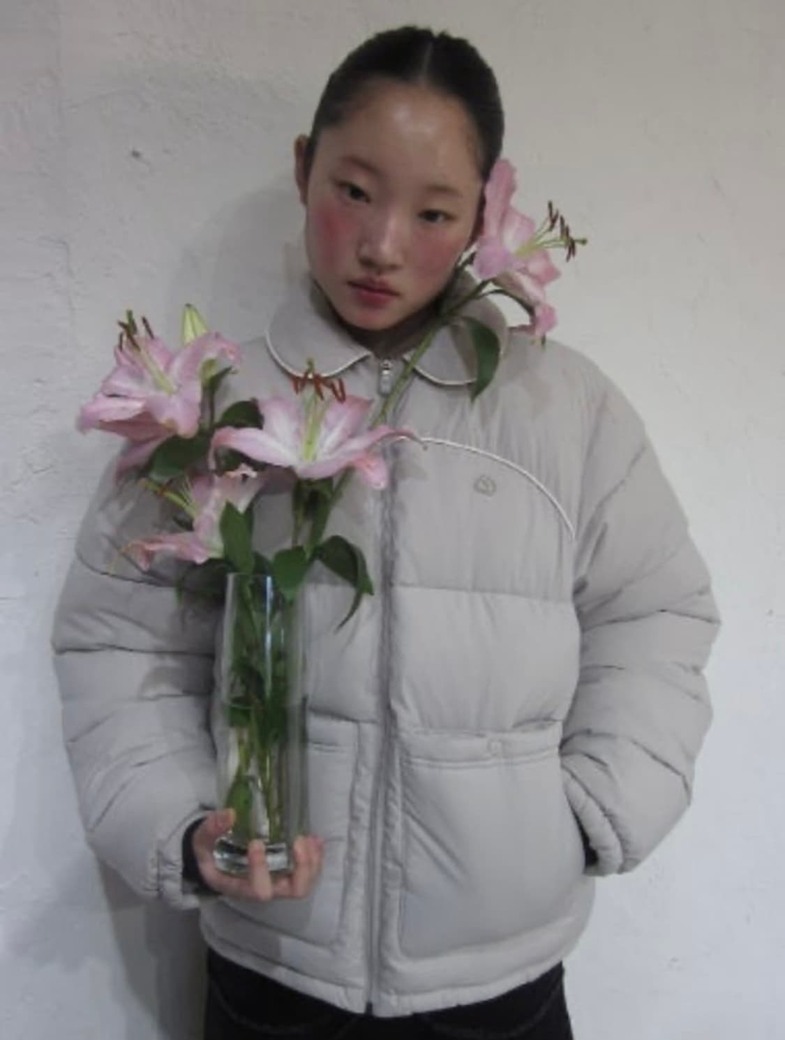 코이세이오 프론트 포켓 패딩 라이트그레이 스마트어반유즈풀 상품이미지1