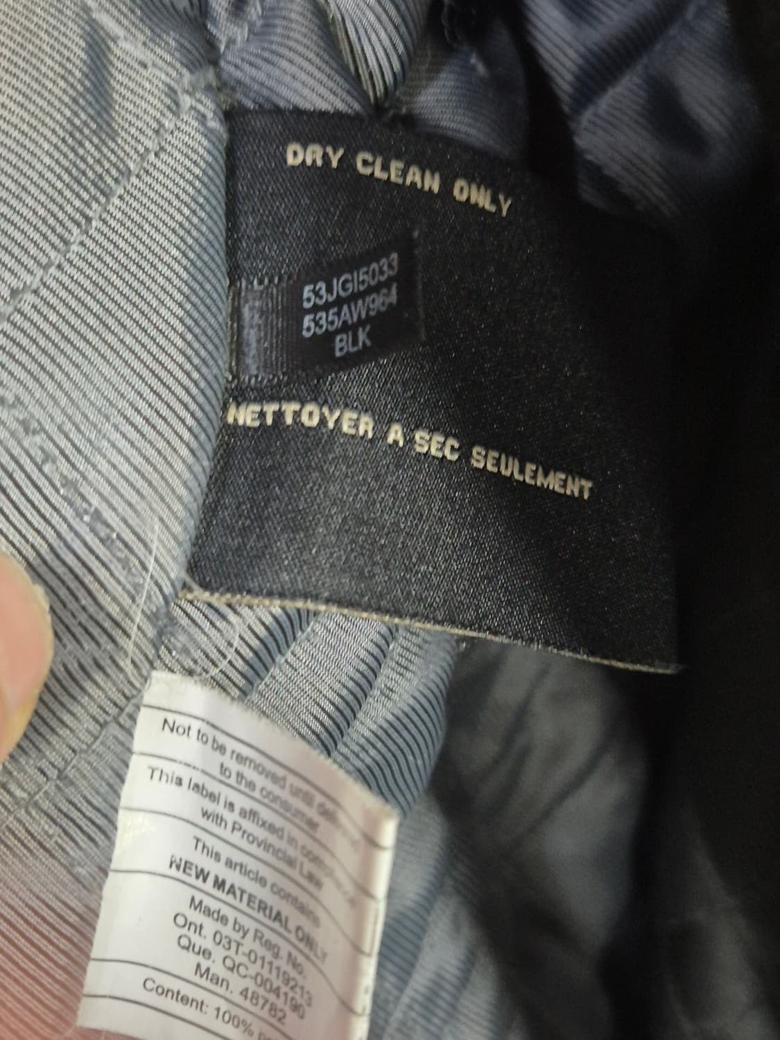 질스튜어트 그레이 모직 코트 상품이미지6