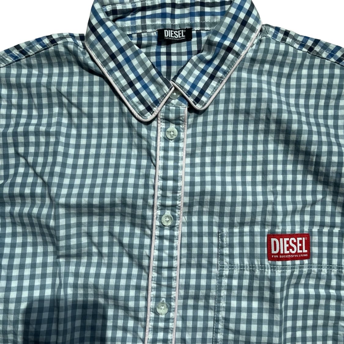 Diesel vintage checkered shirt 상품이미지5