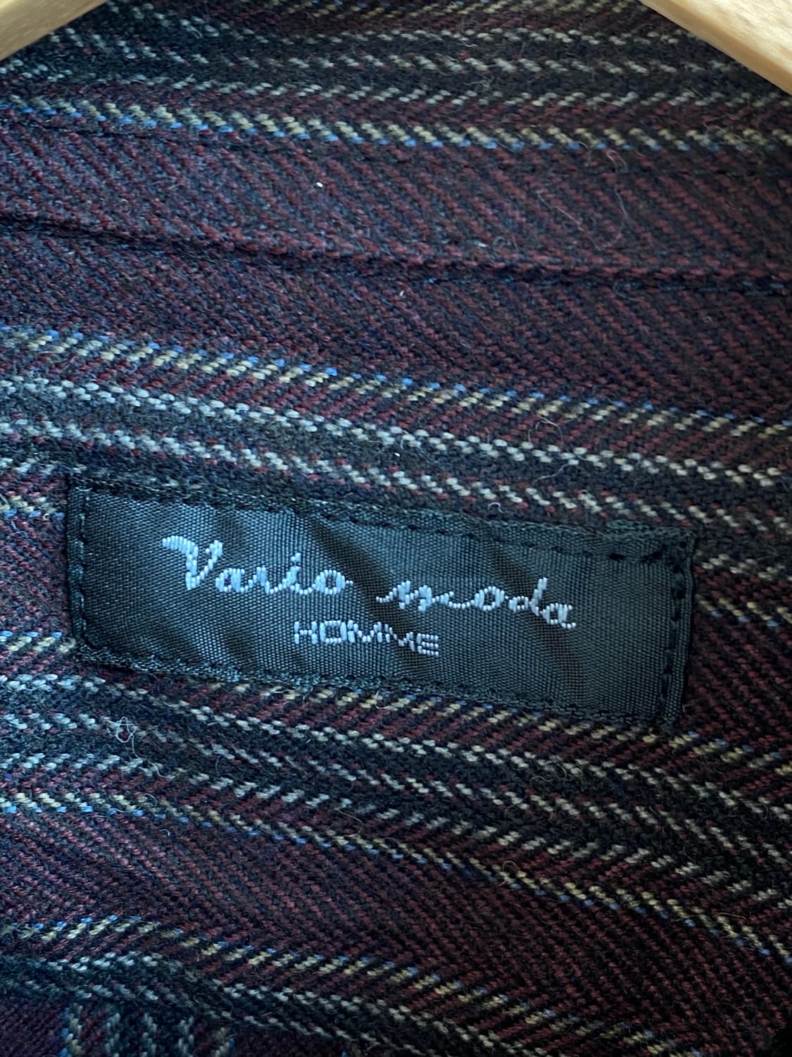 VARIO MODA 자주패턴 더블깃 셔츠(MEN L) 상품이미지5