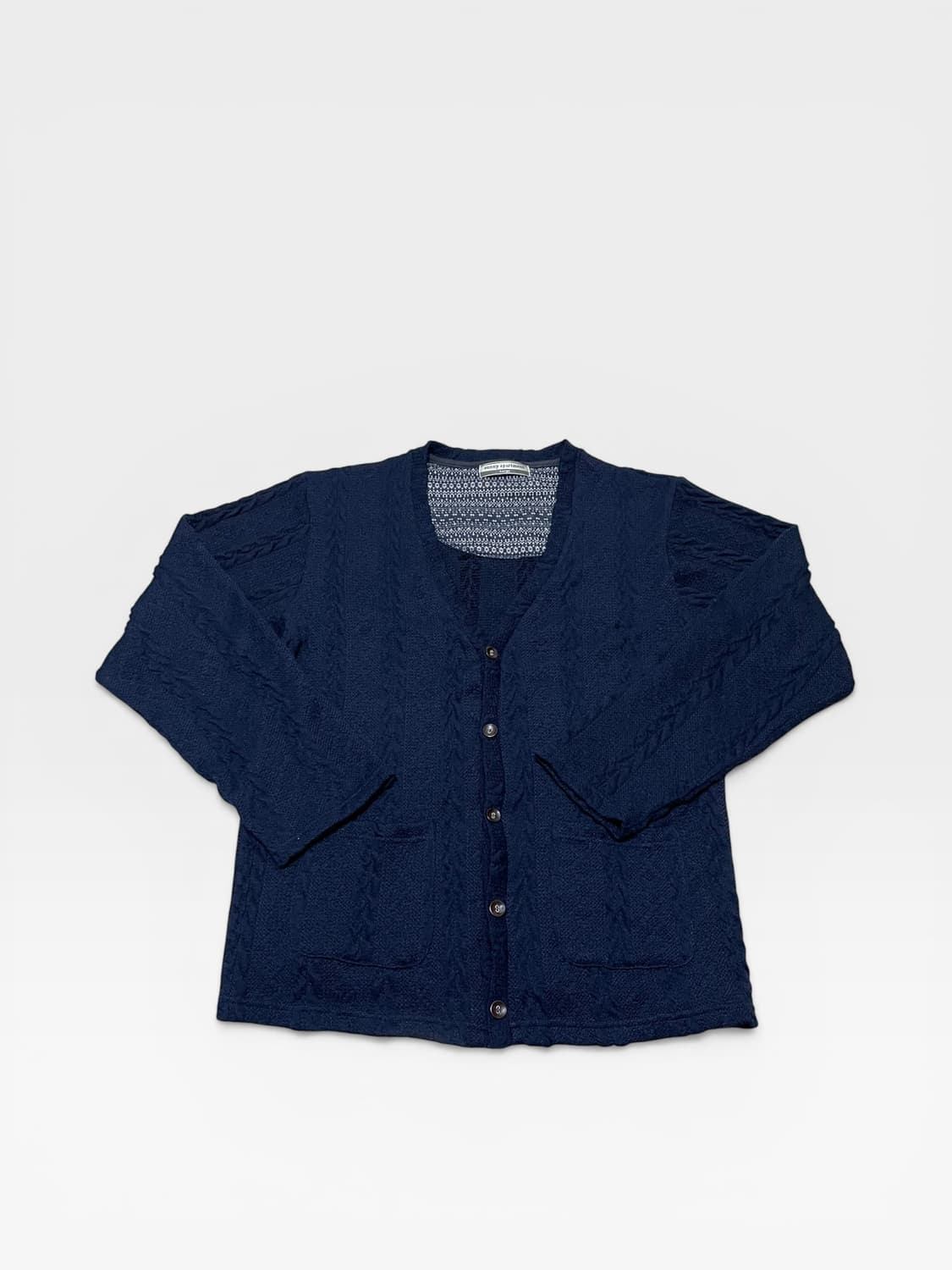 JP vtg - 꽈배기 니트 가디건 (M - L 추천) 상품이미지1