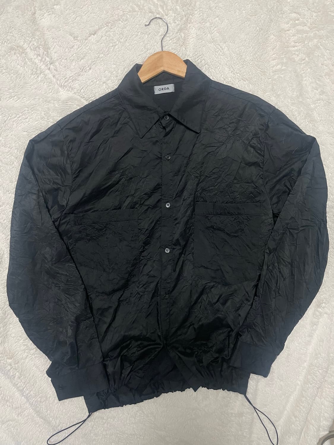 빅 포켓 주름 셔츠 상품이미지1