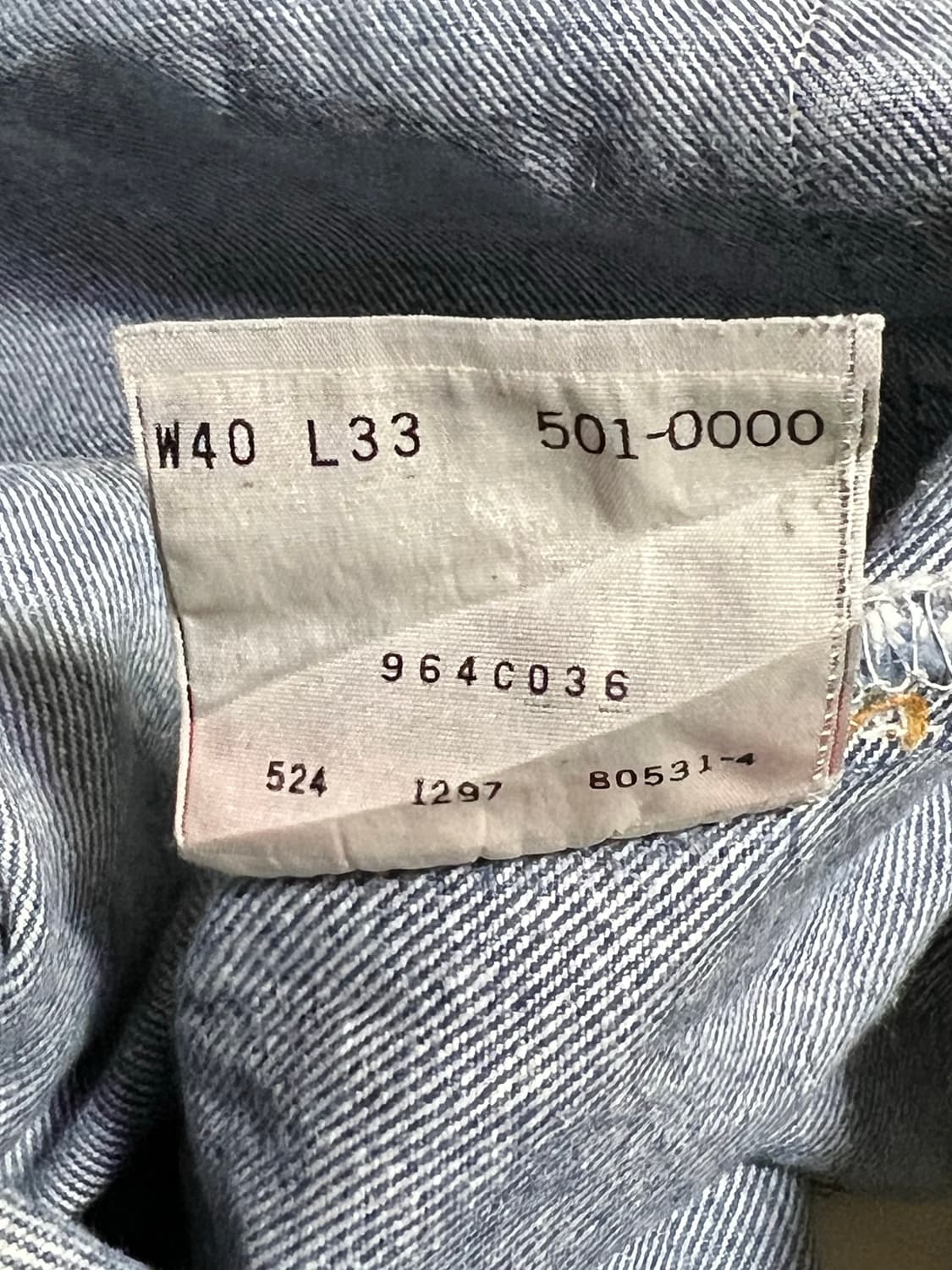 빈티지 90s 리바이스501xx 데님팬츠 상품이미지10