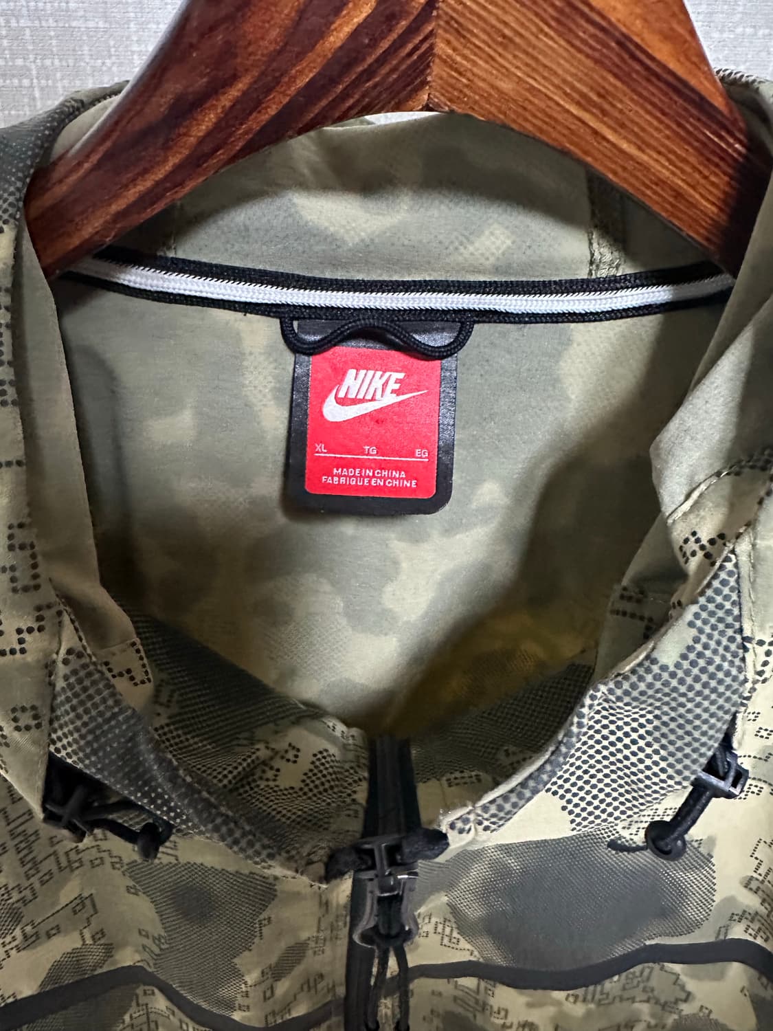 나이키 우븐 카모 윈드러너/ XL 상품이미지5