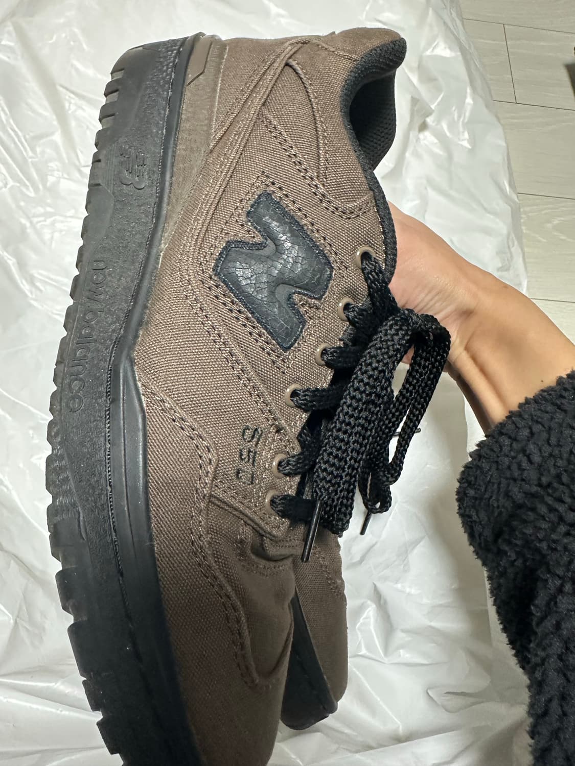 디스이즈네버댓X뉴발란스 550 브라운 270 상품이미지2