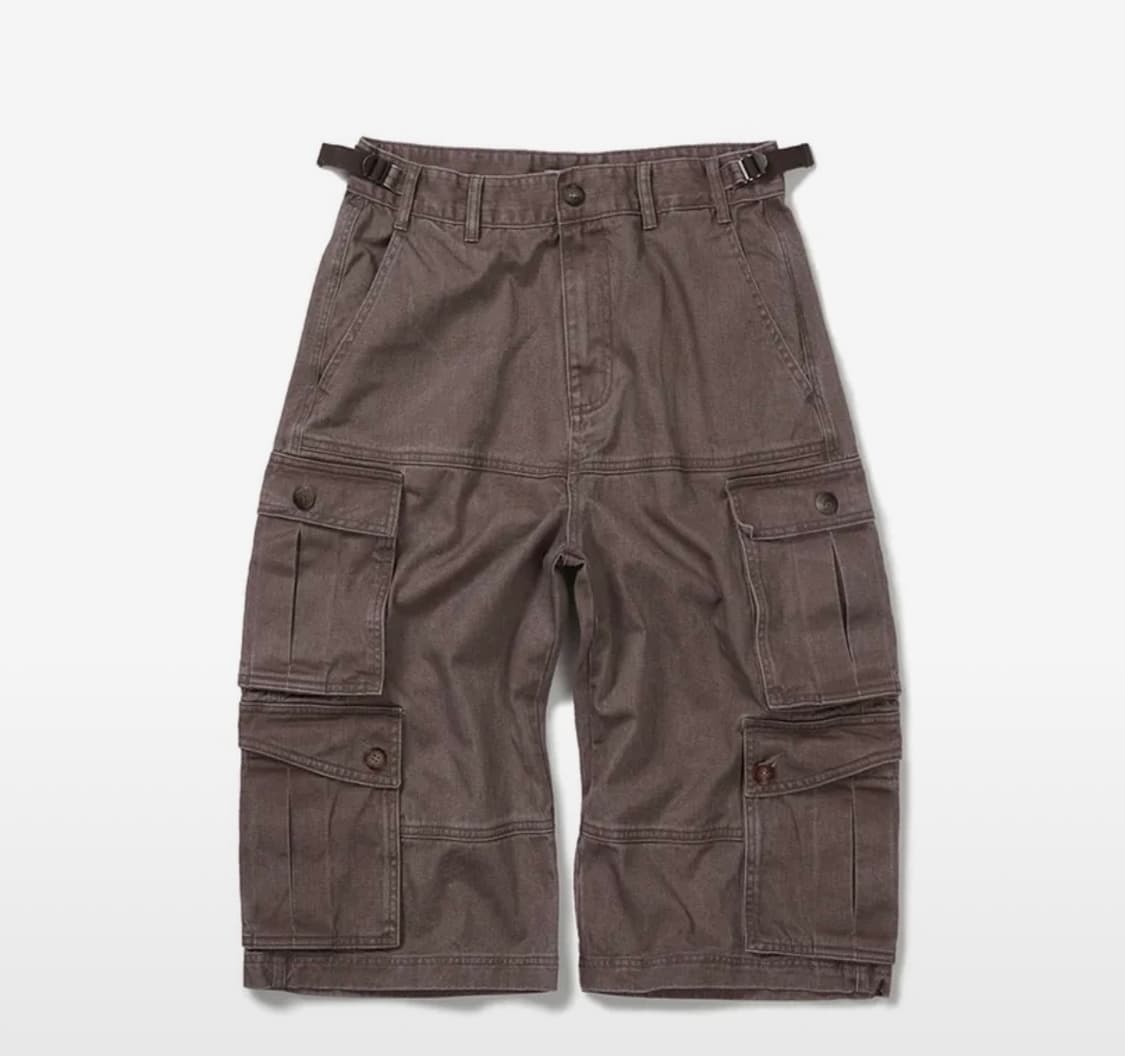 카락터 Wanderer cargo bermuda pants 브라운 상품이미지1