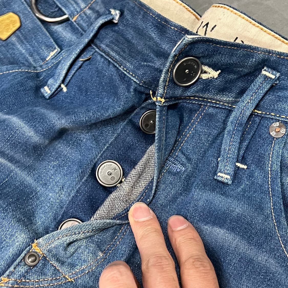  지스타로우 워싱 데님 팬츠 y16201 상품이미지7