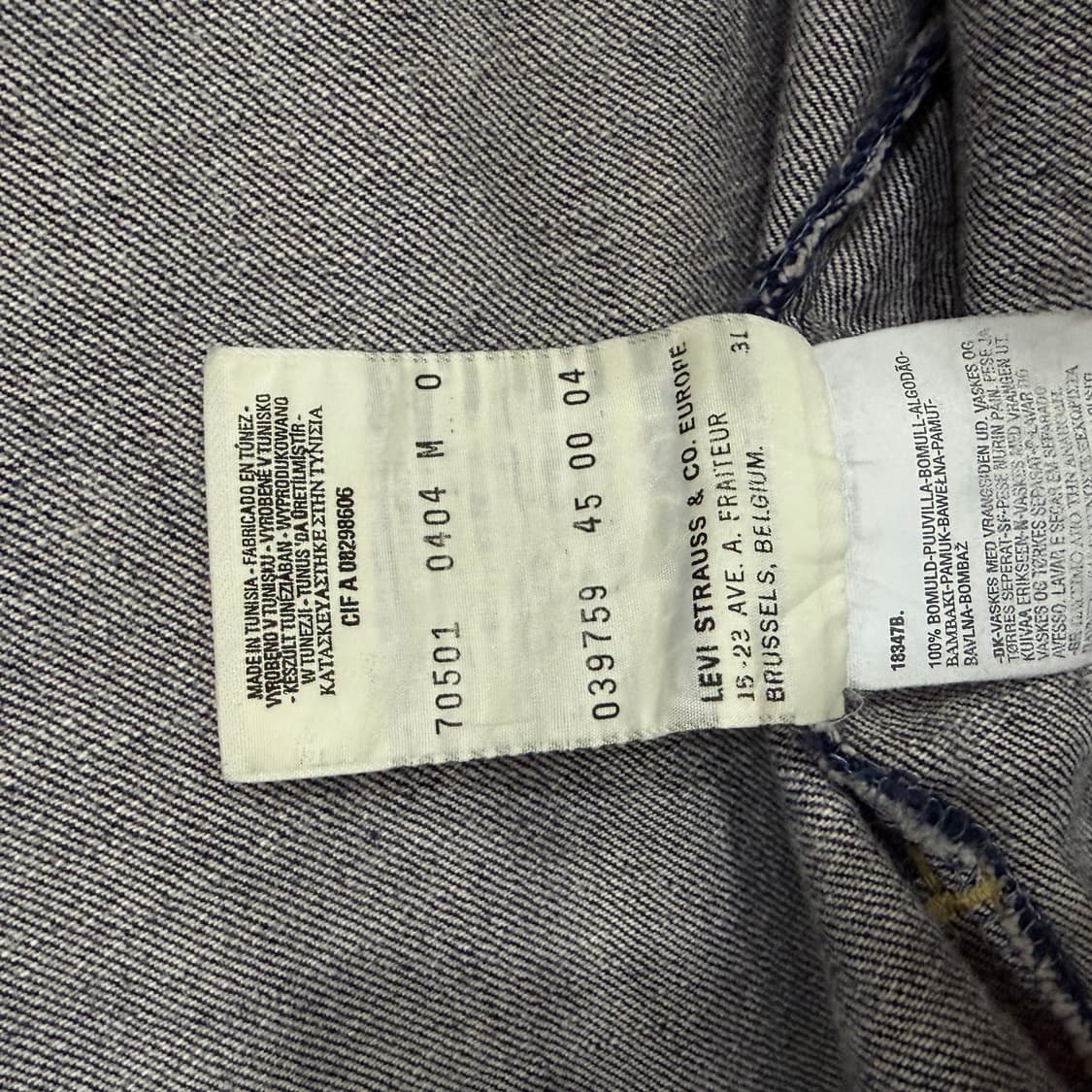 리바이스 70501 데님 자켓 상품이미지3