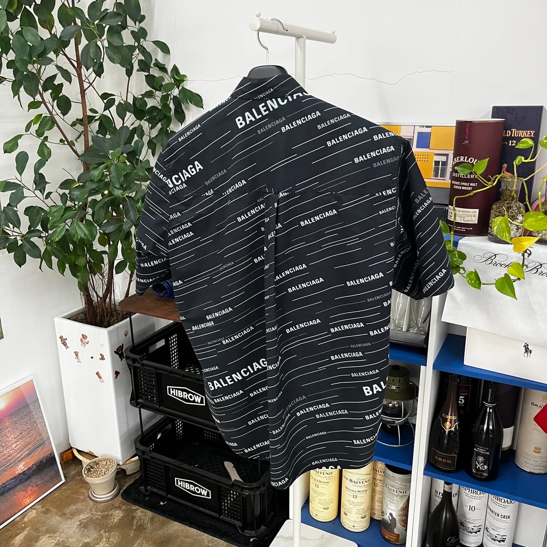 발렌시아가 멀티로고 반팔 셔츠 36 상품이미지8