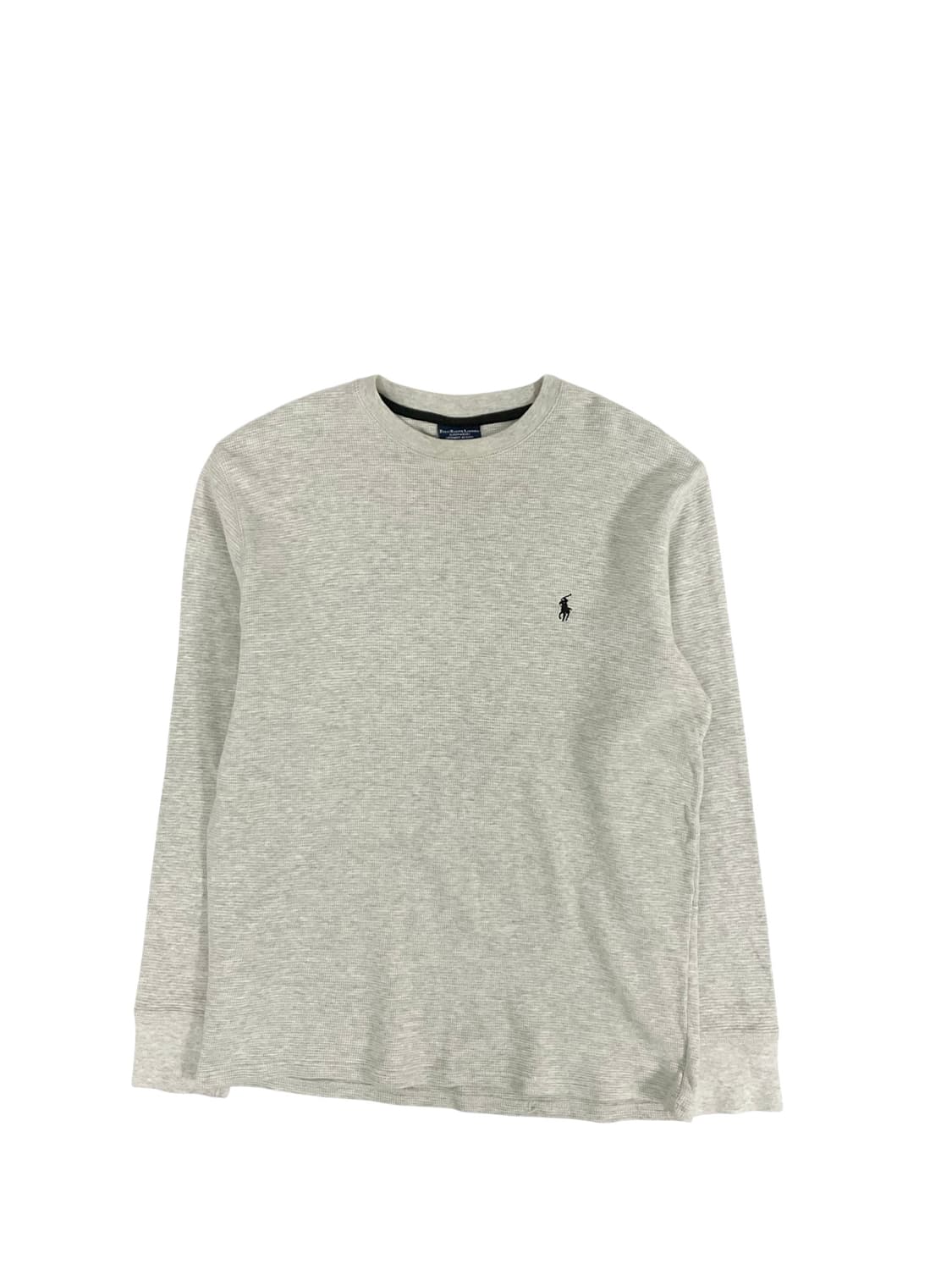 폴로 와플 롱 슬리브리스 그레이 상품이미지1