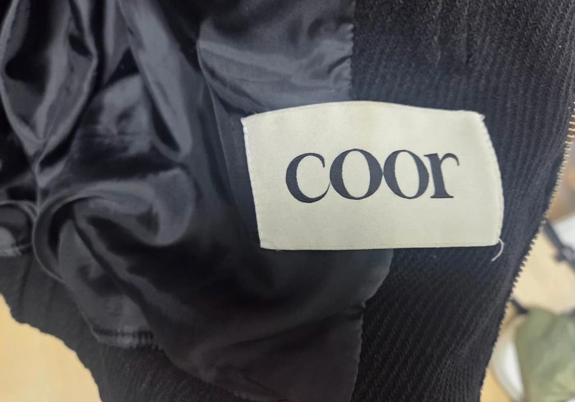 COOR 검정색 울 혼방 자켓 상품이미지2