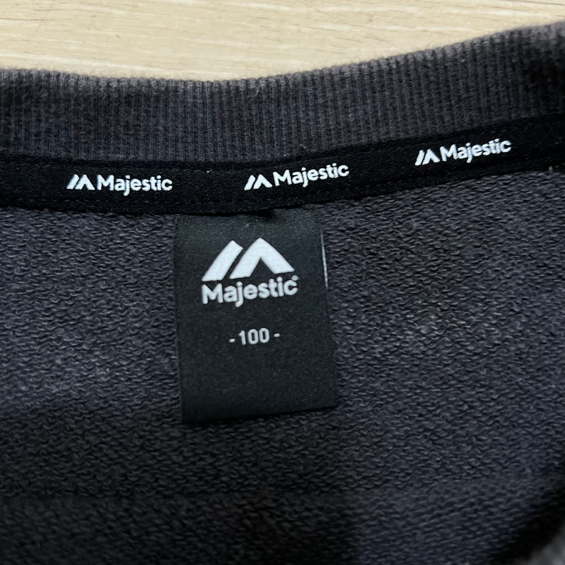 마제스틱 한화이글스 야구 유니폼 맨투맨 크루넥 티셔츠 [블랙] L/100 상품이미지5