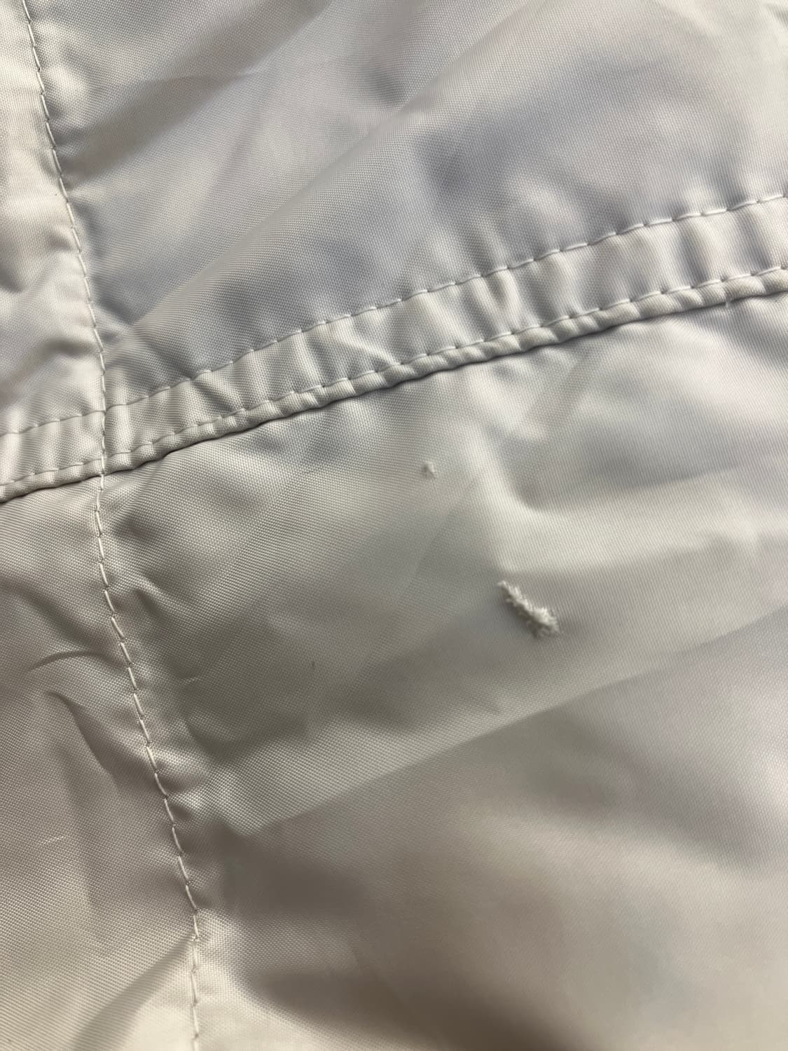아디다스 삼선 패딩 점퍼 아이보리  상품이미지6