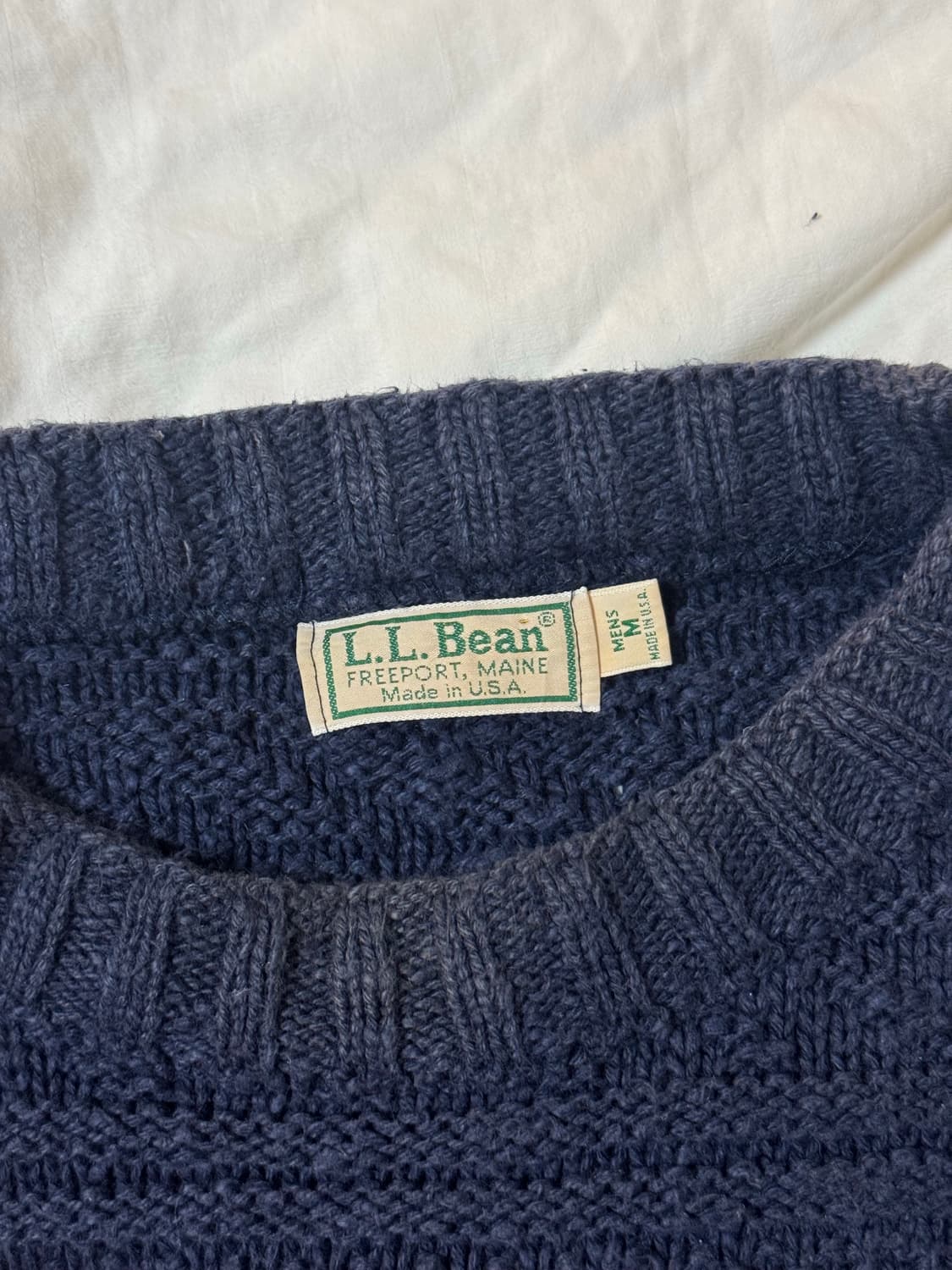 엘엘빈 빈티지 니트 M 상품이미지3