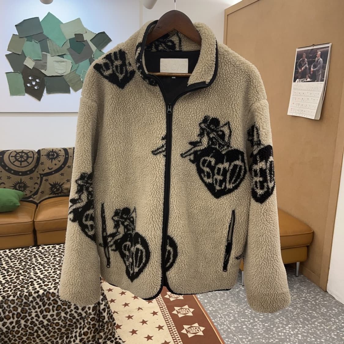 에스이오 레트로 러블리힙 양털 후리스 자켓 1 C08940 상품이미지3