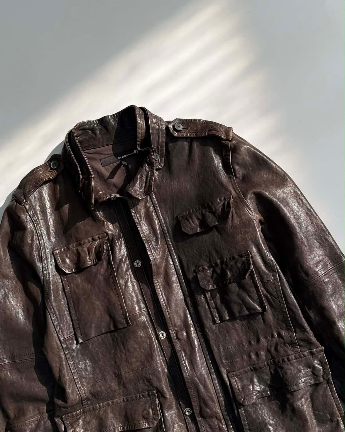[105] 엘록 양가죽 멀티포켓 필드 자켓 상품이미지7