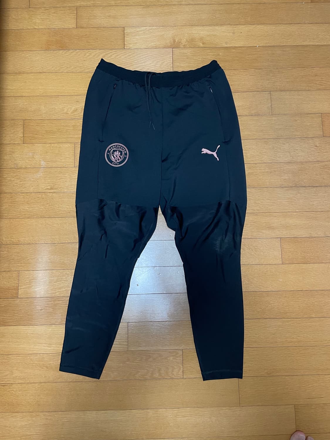 퓨마 정품 맨체스터 시티 검정 트레이닝 바지 L 새상품 상품이미지2