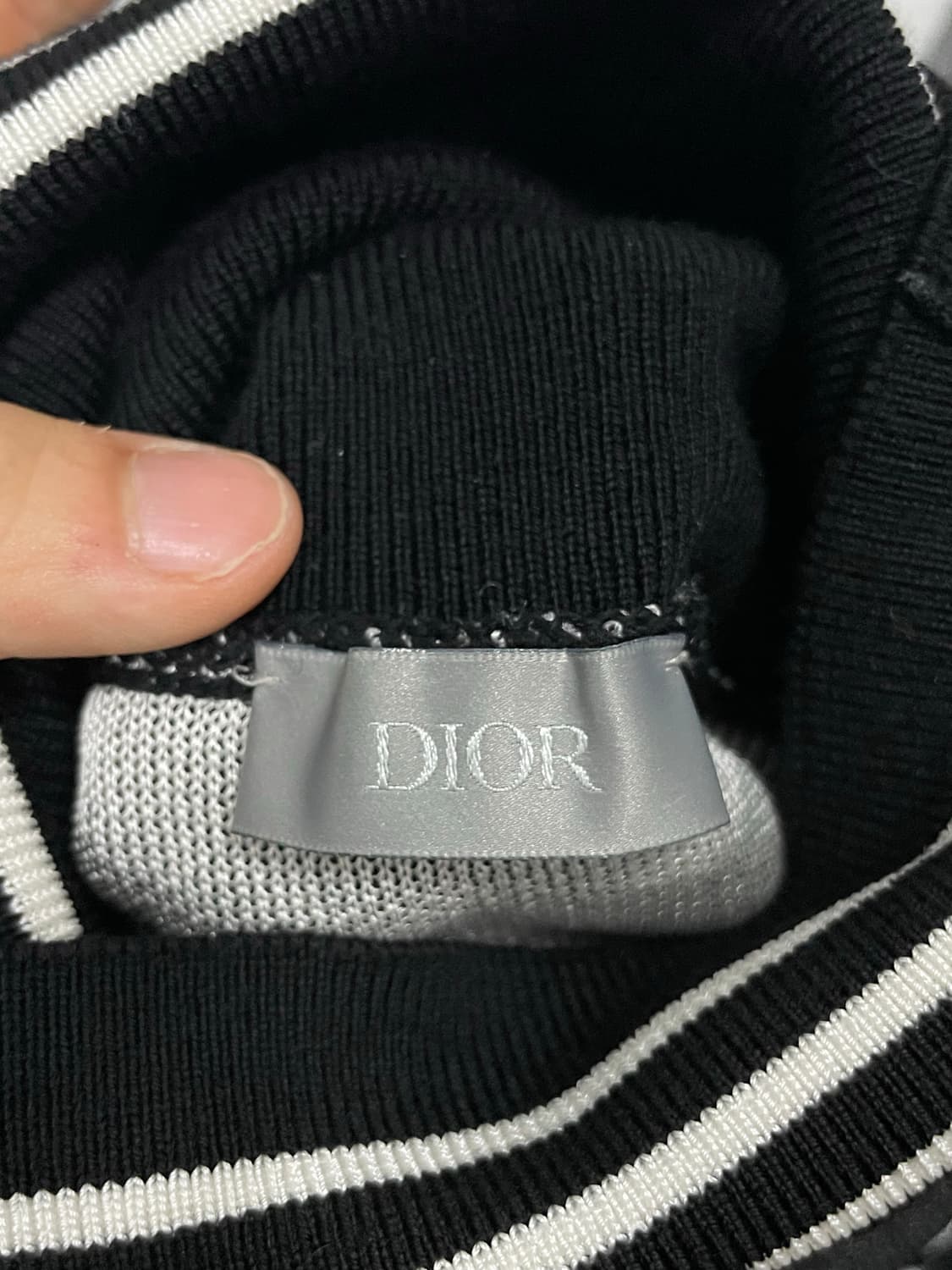 디올 소라야마 하지메 테크니컬 터틀넥 니트 [S] 상품이미지6