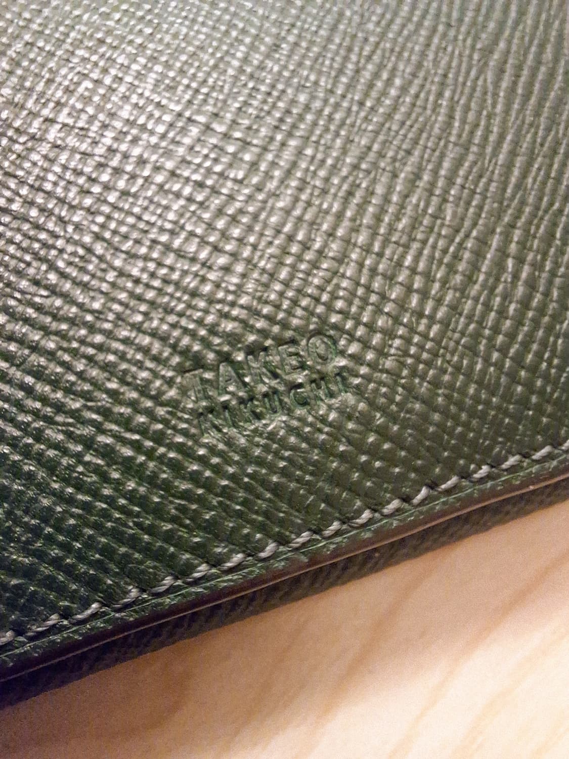 타케오 키쿠치 가죽 장지갑 판매합니다 상품이미지4