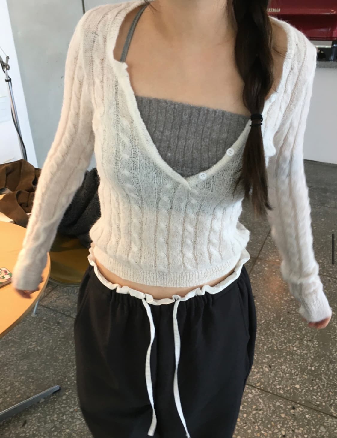 아워캐비넷 twist layered knit  상품이미지1