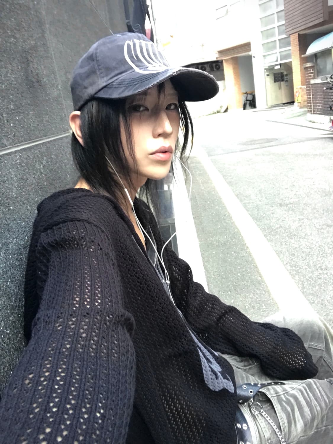 Camo black cap 상품이미지6