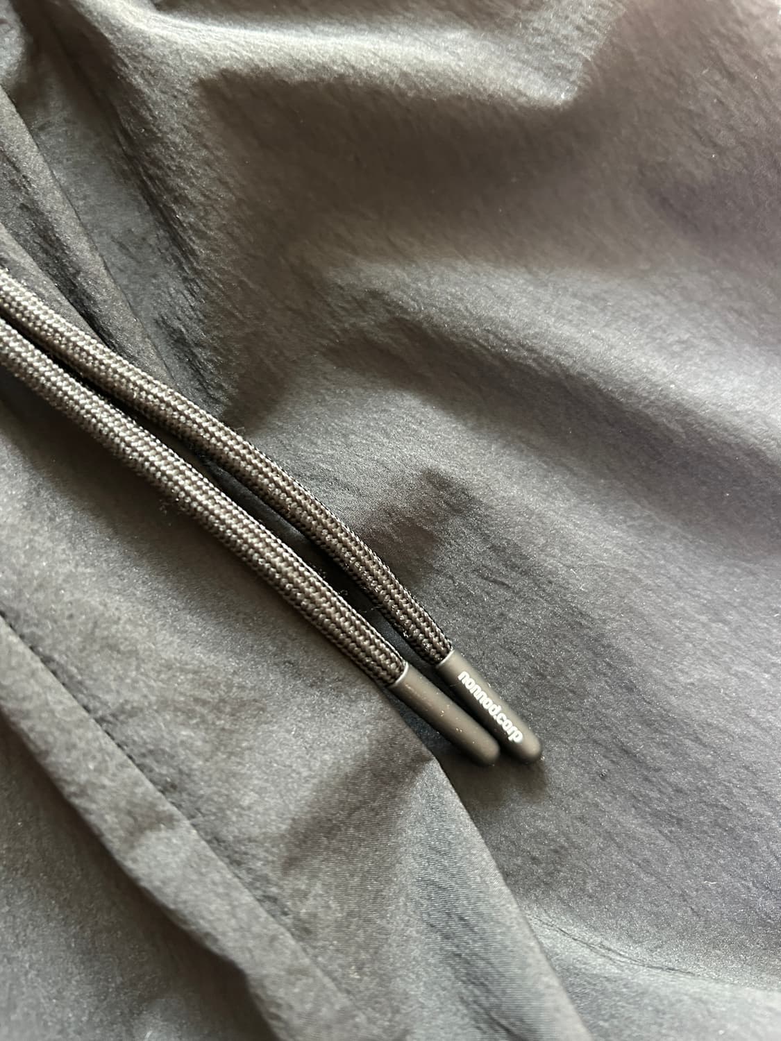 [1]논노드 나일론 라운지 스냅 팬츠 블랙 상품이미지6