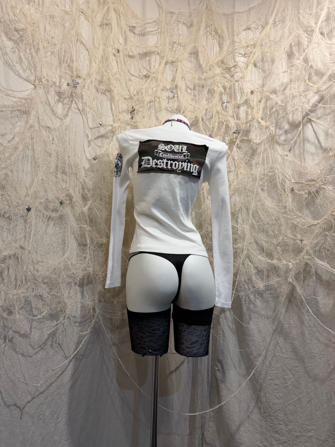 Y2K eyelet camo point long sleeve 상품이미지4