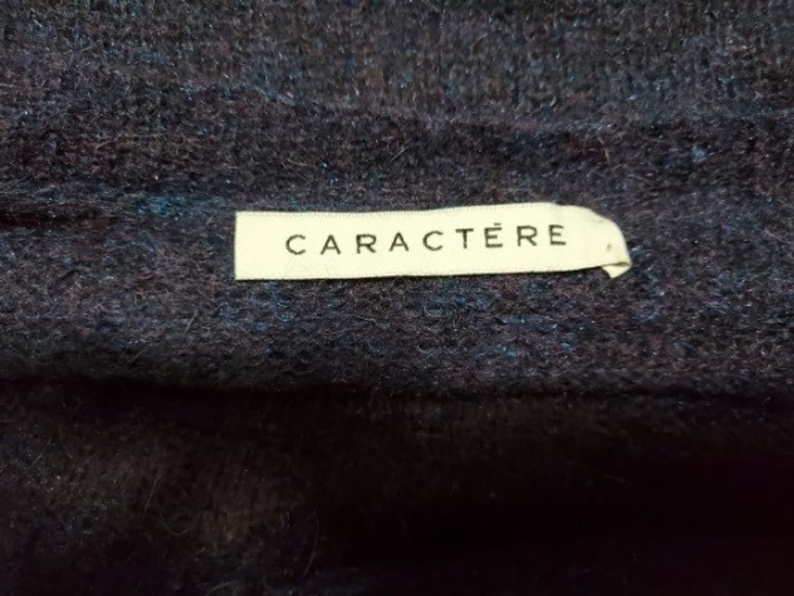 이태리 CARACTERE 플라워 네이비믹스 L 울가디건 새상품
 상품이미지8