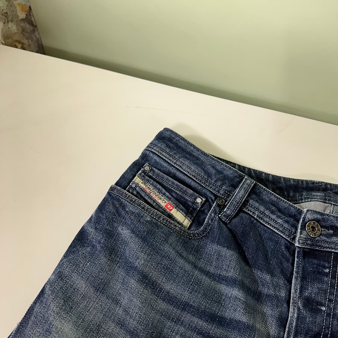 M 31 디젤인더스트리 진청워시드 ZATINY 자티니 데님팬츠 상품이미지5