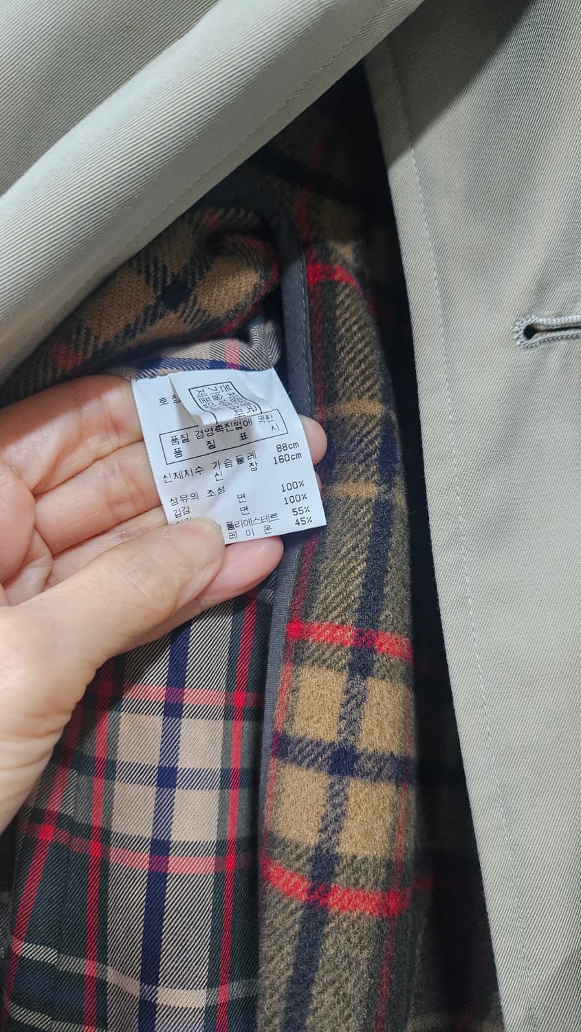 닥스 카키 트랜치코트  상품이미지9