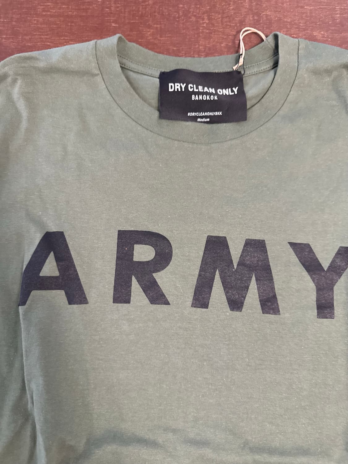 미착용 헤드투토 넘버 프로젝트 드라이클린온리 army 레이스 셔츠 티셔츠 상품이미지2
