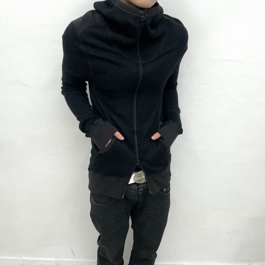 Underfloor knit hood jacket 상품이미지1