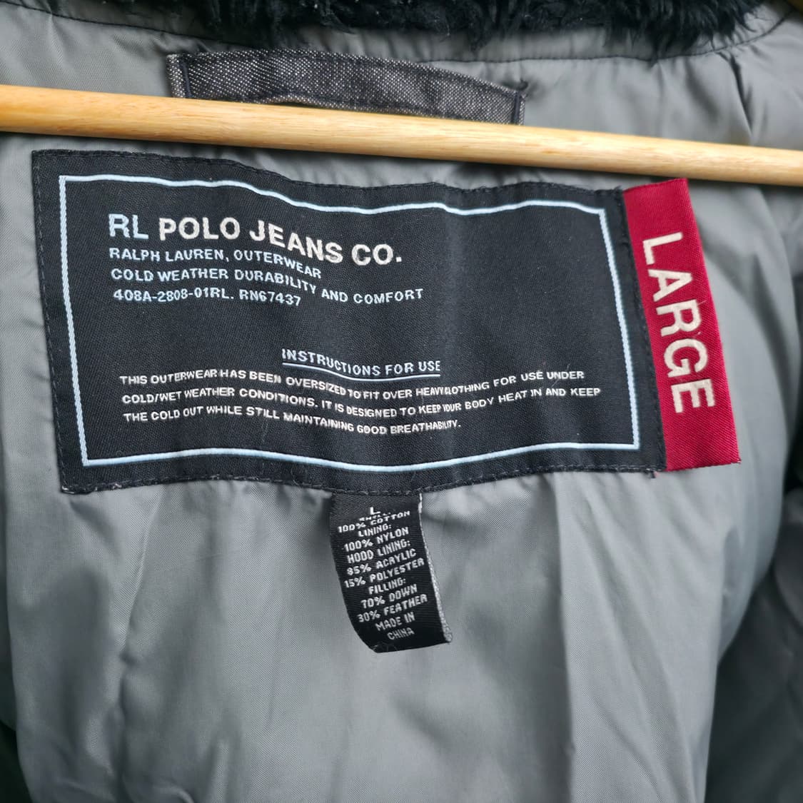 [L] 폴로 진스 N-3B 다운 파카 상품이미지7