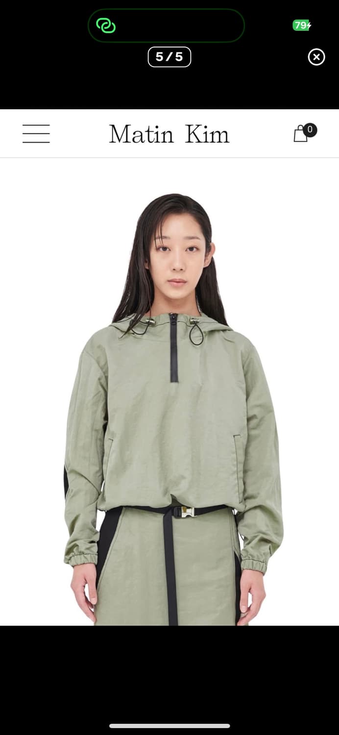 마뗑킴 반집업 아노락 상품이미지5