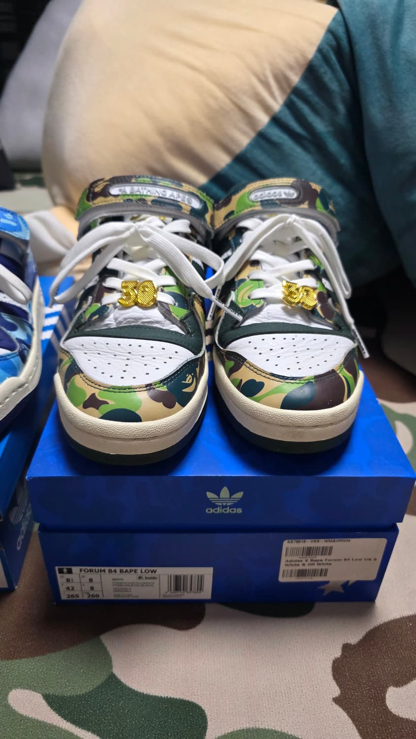 265 베이프 아디다스 포럼 로우 그린 카모  BAPE adidas 상품이미지1