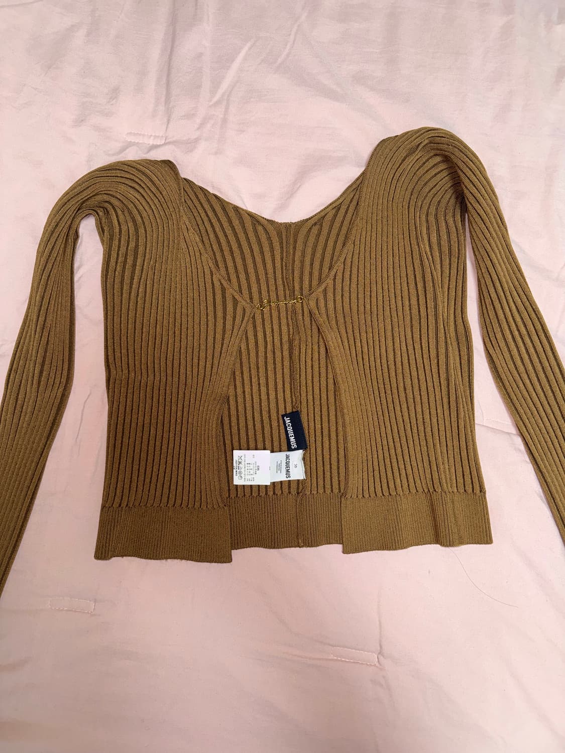 Jacquemus 자크뮈스 프랄루 골지 니트 가디건 상품이미지2