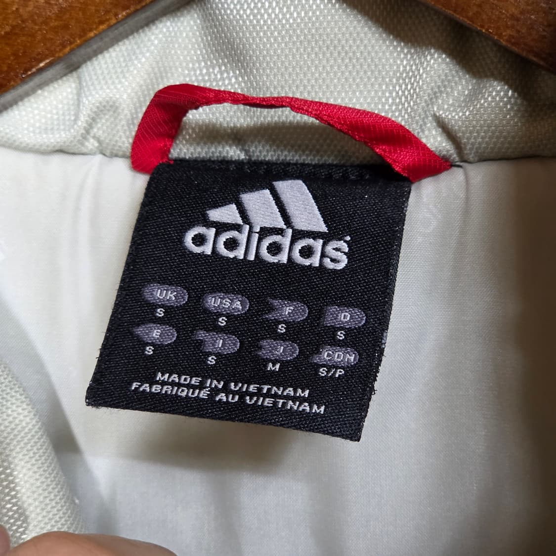 JPN 00'S 아디다스 올드스쿨 카키 패딩 점퍼 상품이미지8