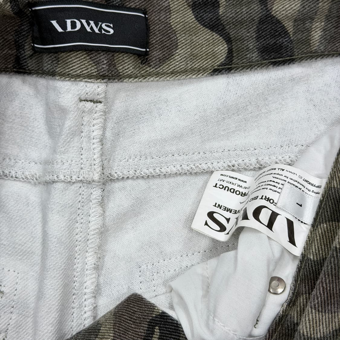 IDWS 아이돈워너셀 트윌 카모 카고팬츠 바지 1 상품이미지4