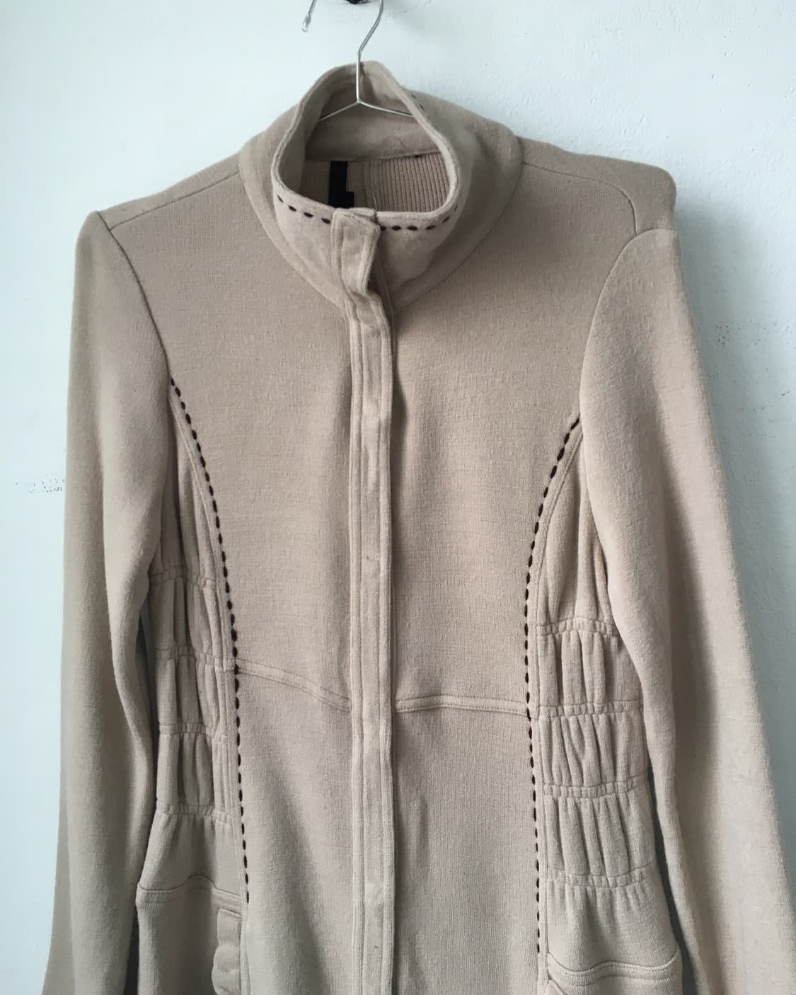 stitch point high neck knit jacket 상품이미지4