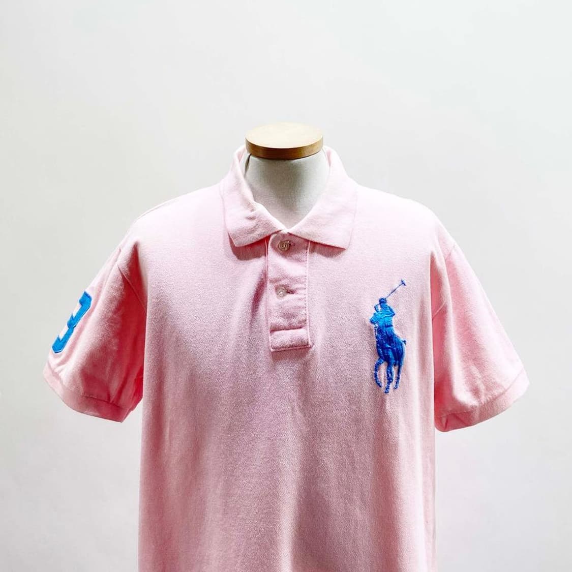 폴로랄프로렌 남성면반팔티 100 핑크 진스센스 상품이미지2